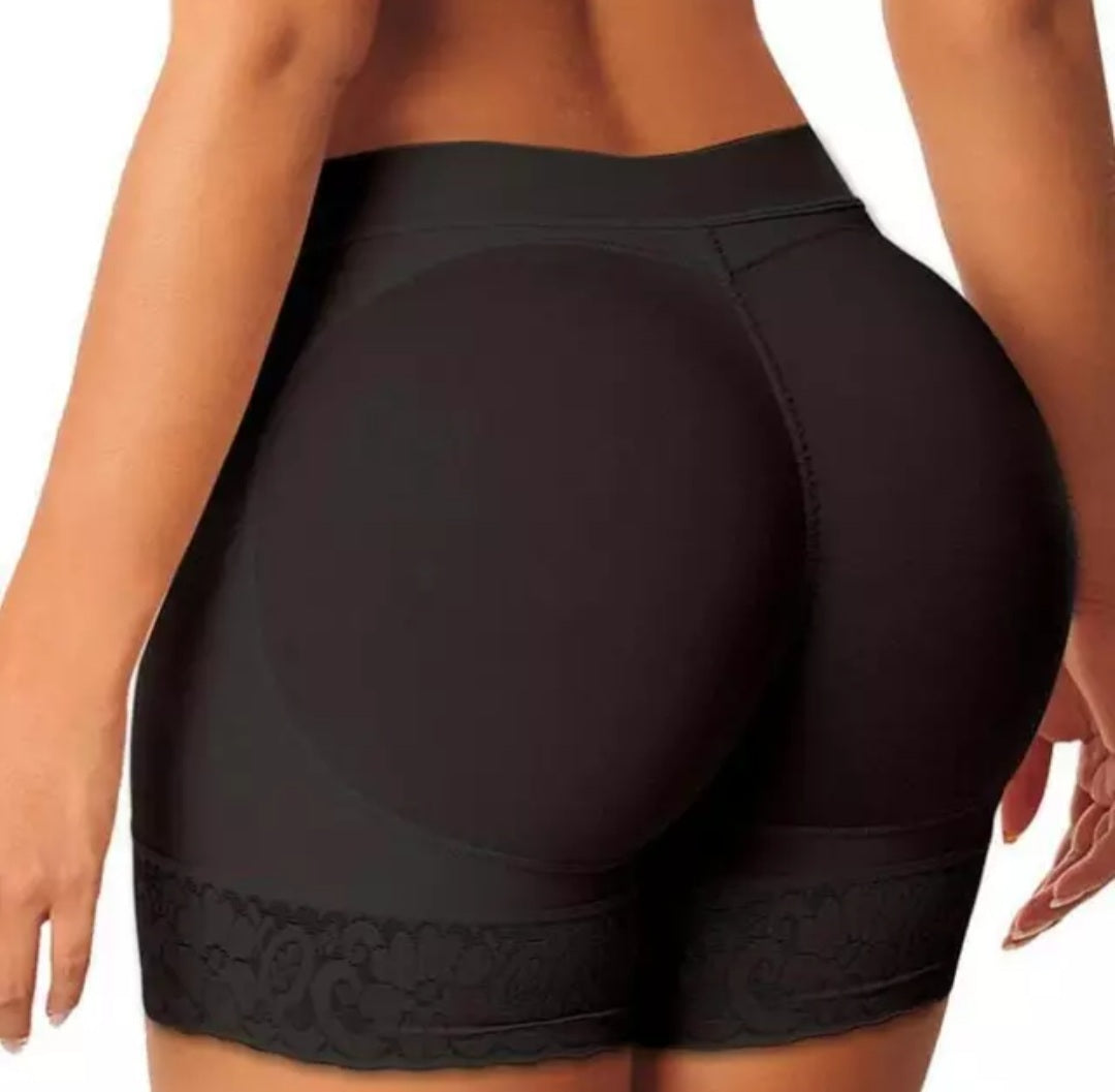 High Waist Padded Butt Lifter, Tummy Control Hip Enhancer, Body Shaper  Panties. BLACK -  Australia