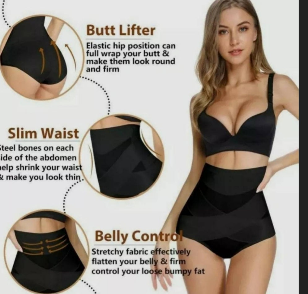  Shapewear For Women Tummy Control Hi-Waist Body Shaper Panty  Extra Firm Girdle Stretchy Comfy Waist Slimmer Butt Lifter
