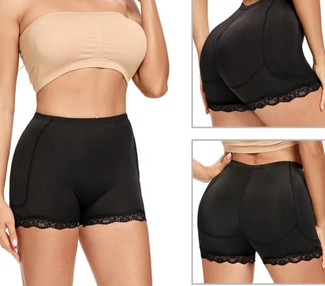 buttock padded pant. Black, shapewear, butt lifter, body shaper, body  enhancer, padded bum knicker – Nurture Elegance