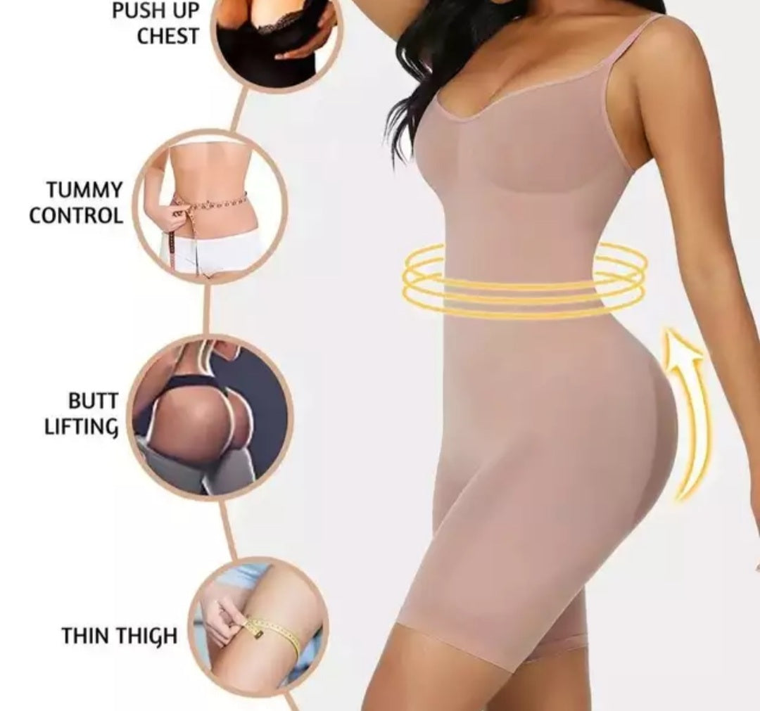 Women Hip Up Slimming Shapewear Tummy Control Full Body Shaper